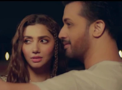 atif aslam mahira khan play star crossed lovers in music video of 80s inspired ajnabi