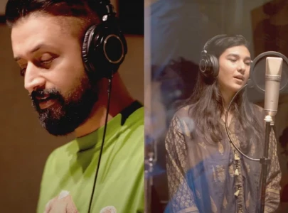 after ali sethi shae gill is pairing up with atif aslam for a new song