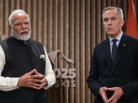 indian prime minister narendra modi met with prime minister mark carney at the g7 summit on tuesday canada s intelligence agency warns in a new report that the country remains a source of foreign interference photo the canadian press
