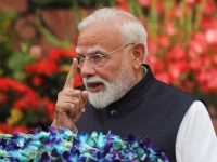 indian prime minister narendra modi gestures as he addresses the press upon his arrival to attend the first day of the monsoon session of parliament in new delhi india july 20 2026 reuters