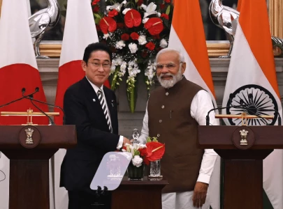 japanese pm in india with an eye on trade china