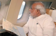 mumbai police probe terror threat call targeting pm modi s aircraft