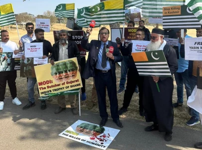 condemnatory protest demonstrations greet modi at brics summit condemnatory protest demonstrations greet modi at brics summit