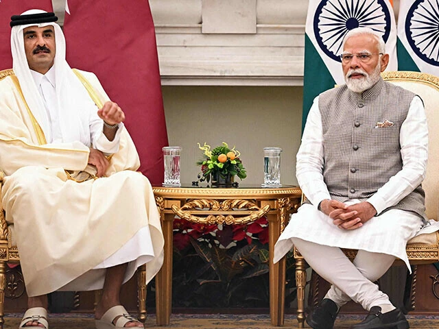 qatar s emir sheikh tamim bin hamad al thani l and india s prime minister narendra modi attend the signing of memorandum of understanding agreements at the hyderabad house in new delhi on february 18 photo afp qatar s emir sheikh tamim bin hamad al thani l and india s prime minister narendra modi attend the signing of memorandum of understanding agreements at the hyderabad house in new delhi on february 18 photo afp