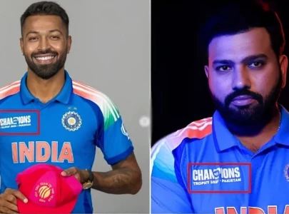 india s champions trophy 2025 jersey unveiled with pakistan imprint