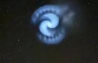 mysterious white spiral seen in sky over uk