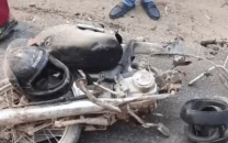 water tanker kills motorcyclist in karachi