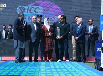 president zardari first lady aseefa attend ct 2025 opener