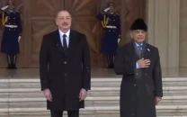 pm given guard of honour at azerbaijan presidential palace pm given guard of honour at azerbaijan presidential palace