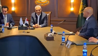 interior minister mohsin naqvi and state minister talal chaudhry met with delegation from egypt s interior ministry on may 16 2026 screengrab