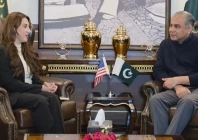 interior minister mohsin naqvi meets us ambassador to pakistan natalie baker in islamabad on saturday screengrab