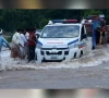 urban flooding in karachi photo aa