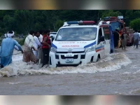 urban flooding in karachi photo aa
