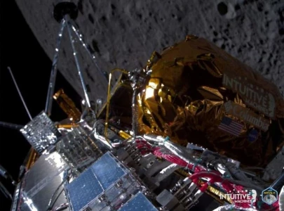 odysseus moon lander hailed as success as it nears mission ending slumber