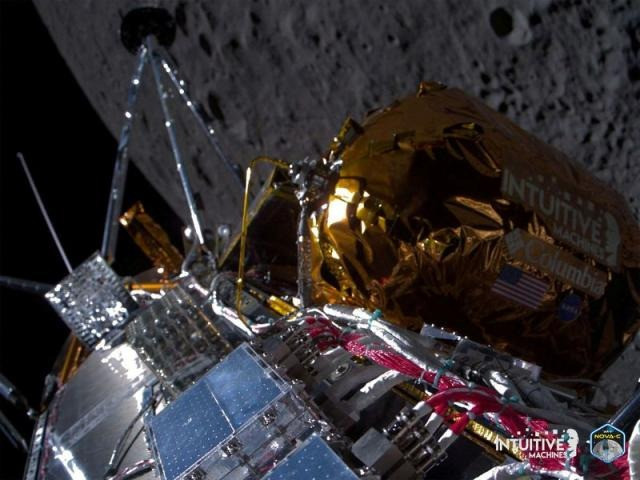 odysseus moon lander hailed as success as it nears mission ending slumber odysseus moon lander hailed as success as it nears mission ending slumber