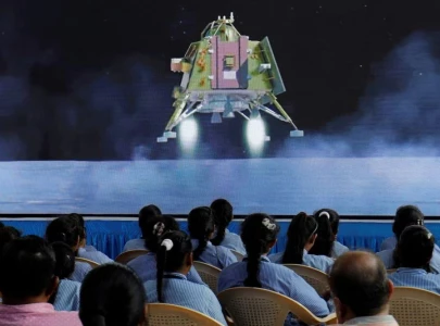 chandrayaan 3 rover rolls onto moon s surface as ecstatic india celebrates