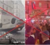 the viral videos are old from two different incidents and do not show moroccan fans rioting screen grab