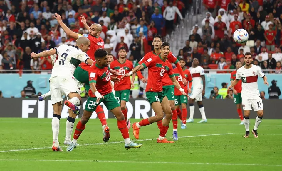 morocco stun portugal to become first african team to reach world cup semi finals morocco stun portugal to become first african team to reach world cup semi finals