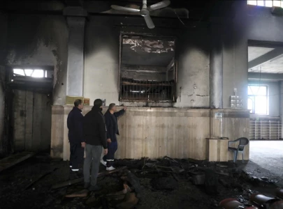 al nasr mosque in west bank s nablus set ablaze during israeli army raid