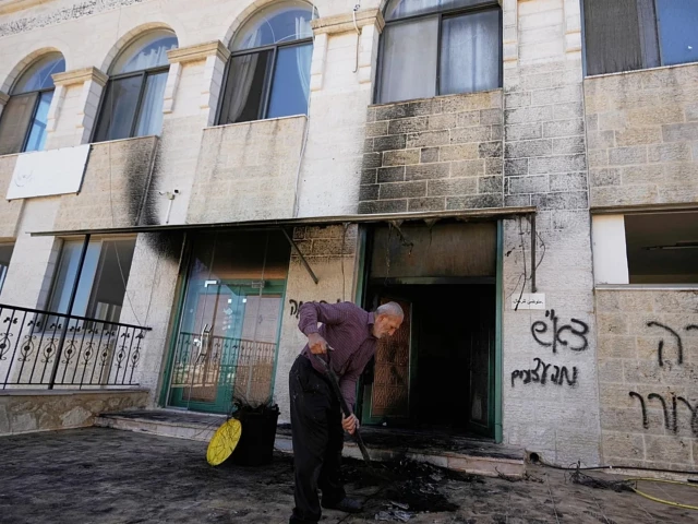 Israeli settlers torch two West Bank mosques: Palestinian officials