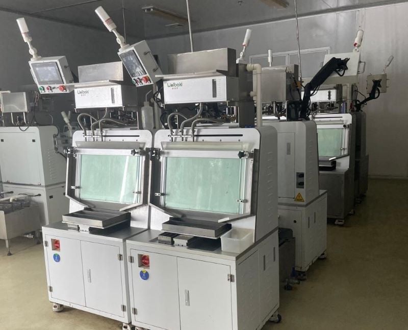 this photo taken on aug 2 2024 shows automated devices that can efficiently separate male and female mosquitoes at guangzhou wolbaki biotech co ltd in guangzhou south china s guangdong province photo xinhua