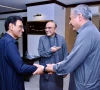 president asif ali zardari welcomes mqm chairman khalid maqbool siddiqui for talks in karachi interior minister mohsin naqvi is also present photo express president asif ali zardari welcomes mqm chairman khalid maqbool siddiqui for talks in karachi interior minister mohsin naqvi is also present photo express