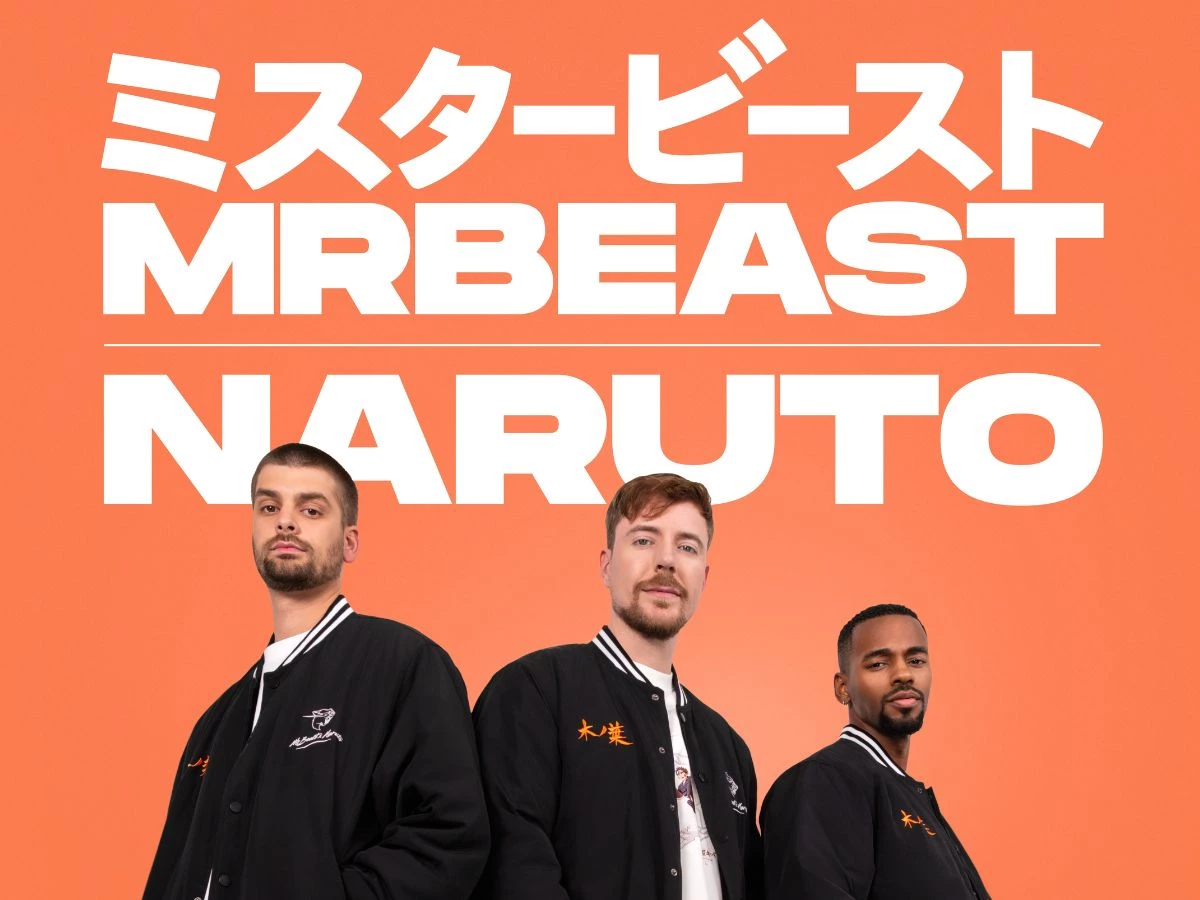 mrbeast partners with naruto shippuden and viz media for limited edition apparel collaboration