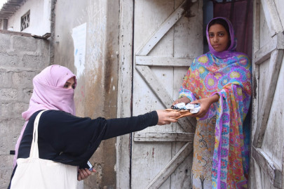 msf distributes masks soap in machhar colony msf distributes masks soap in machhar colony