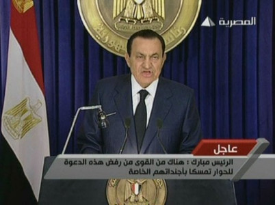 abc interview mubarak fears chaos if he steps down