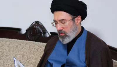 mojtaba khamenei the second son of iran s late supreme leader ayatollah ali khamenei visits hezbollah s office in tehran iran october 1 2024 photo reuters file