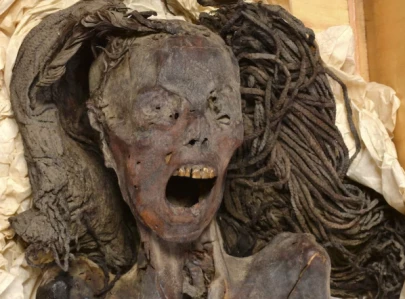 egypt s screaming mummy woman may have died in pain and spasms