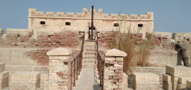 parched on the banks of the indus
