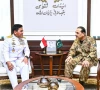 chief of army staff coas and chief of defence forces cdf field marshal syed asim munir in a meeting with chief of the indonesian navy admiral dr muhammad ali at the general headquarters in rawalpindi on monday september 14 2026 photo ispr