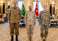 pakistan t rkiye and saudi arabia military chiefs meet under the makkah joint defence agreement on friday photo ispr