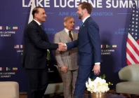 us vice president jd vance shakes hands with pakistan s chief of army staff field marshal asim munir next to pakistan s prime minister shehbaz sharif as they meet for high level talks at the buergenstock resort lake lucerne switzerland on june 21 2026 photo reuters