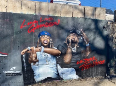 new mural of king von and lil durk emerges after o block mural removal