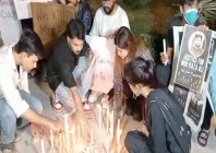 candles for justice citizens hold a candlelight vigil demanding justice for mir raza ali mourners gathered under the night sky holding placards and lit candles as they called for a transparent investigation photo express