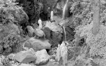 murree waterfall turns out to be sewage drain