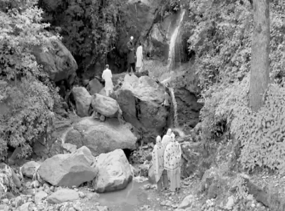 murree waterfall turns out to be sewage drain