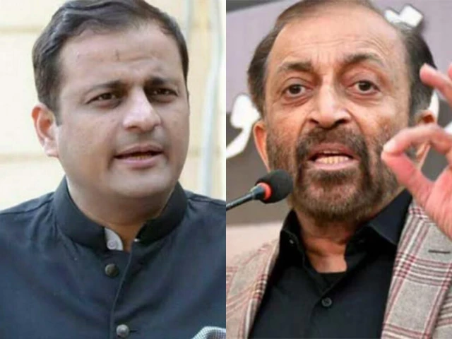 a combination of file photos showing karachi mayor murtaza wahab left and mqm p senior leader dr farooq sattar a combination of file photos showing karachi mayor murtaza wahab left and mqm p senior leader dr farooq sattar