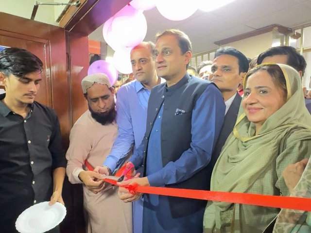 karachi mayor murtaza wahab flanked by deputy mayor salman abdullah murad inaugurates the newly established haemophilia ward at abbasi shaheed hospital on saturday sep 13 2025 photo x karachi mayor murtaza wahab flanked by deputy mayor salman abdullah murad inaugurates the newly established haemophilia ward at abbasi shaheed hospital on saturday sep 13 2025 photo x