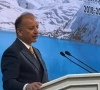 climate change minister musadik malik addresses the fourth high level international conference on water for sustainable development in dushanbe on tuesday screengrab