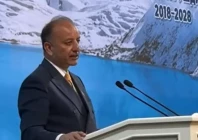 climate change minister musadik malik addresses the fourth high level international conference on water for sustainable development in dushanbe on tuesday screengrab