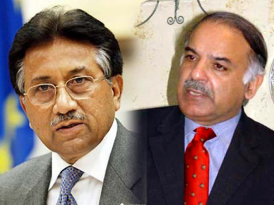 musharraf sharifs offer condolence to butt family