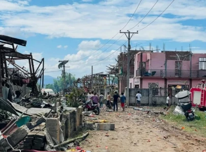 blast in myanmar village reportedly kills 55 injures dozens more