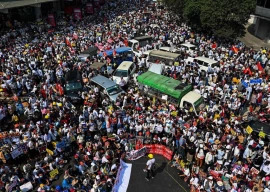 at least 40 killed including children as myanmar junta strikes festival protest at least 40 killed including children as myanmar junta strikes festival protest