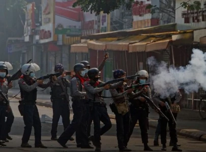 myanmar security forces surround striking rail workers un fails to condemn coup