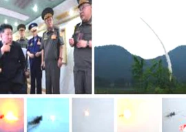n korea test fires new air defence missiles n korea test fires new air defence missiles