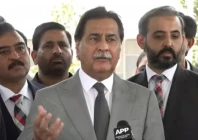 national assembly na speaker sardar ayaz sadiq speaking to media on august 25 2026 photo screen grab