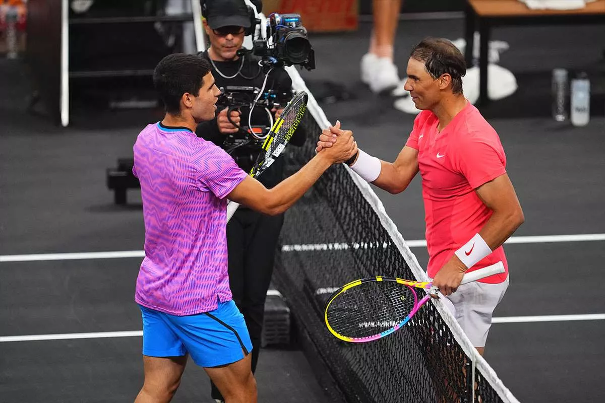 alcaraz outlasts nadal in made for netflix exhibition alcaraz outlasts nadal in made for netflix exhibition